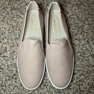 Cole Haan Leather Slip-on Sneakers Blush